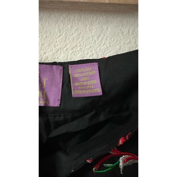 CJ Laing Silk Embroidered Party Dress Pants Sz. 14 - Picture 8 of 9